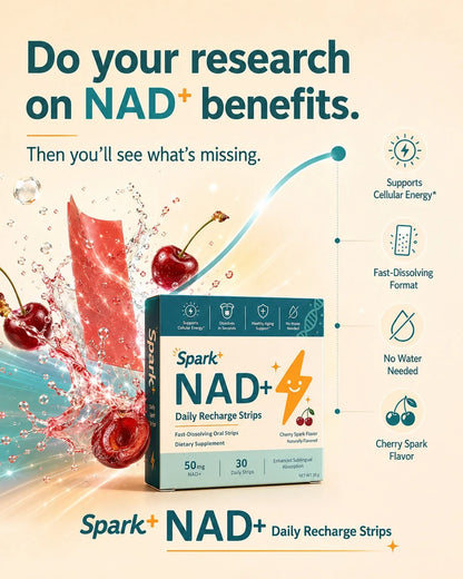Spark+ NAD+ Daily Recharge Strips